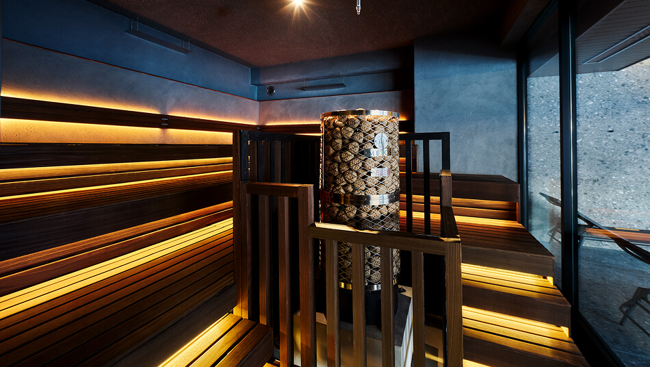 Sauna の画像が表示されています。